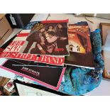 1970's T Shirts and pop souvenir programmes incl Dire Straits 1982, Thin Lizzy 1979, Bruce