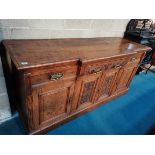 Victorian walnut sideboard