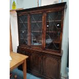 Mahogany display cabinet