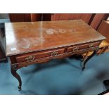 Victorian Mahogany serving table with cabriole legs