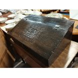 1716 old writing box