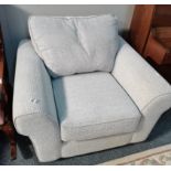 Large cream/ grey armchair