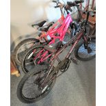 3 x children's bikes