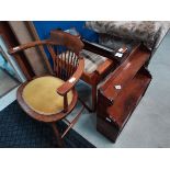 Misc furniture incl barometer, piano stool etc
