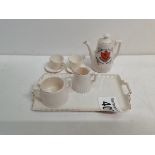 Minature crested tea set