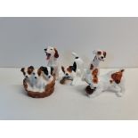 x5 Royal Doulton dog figures