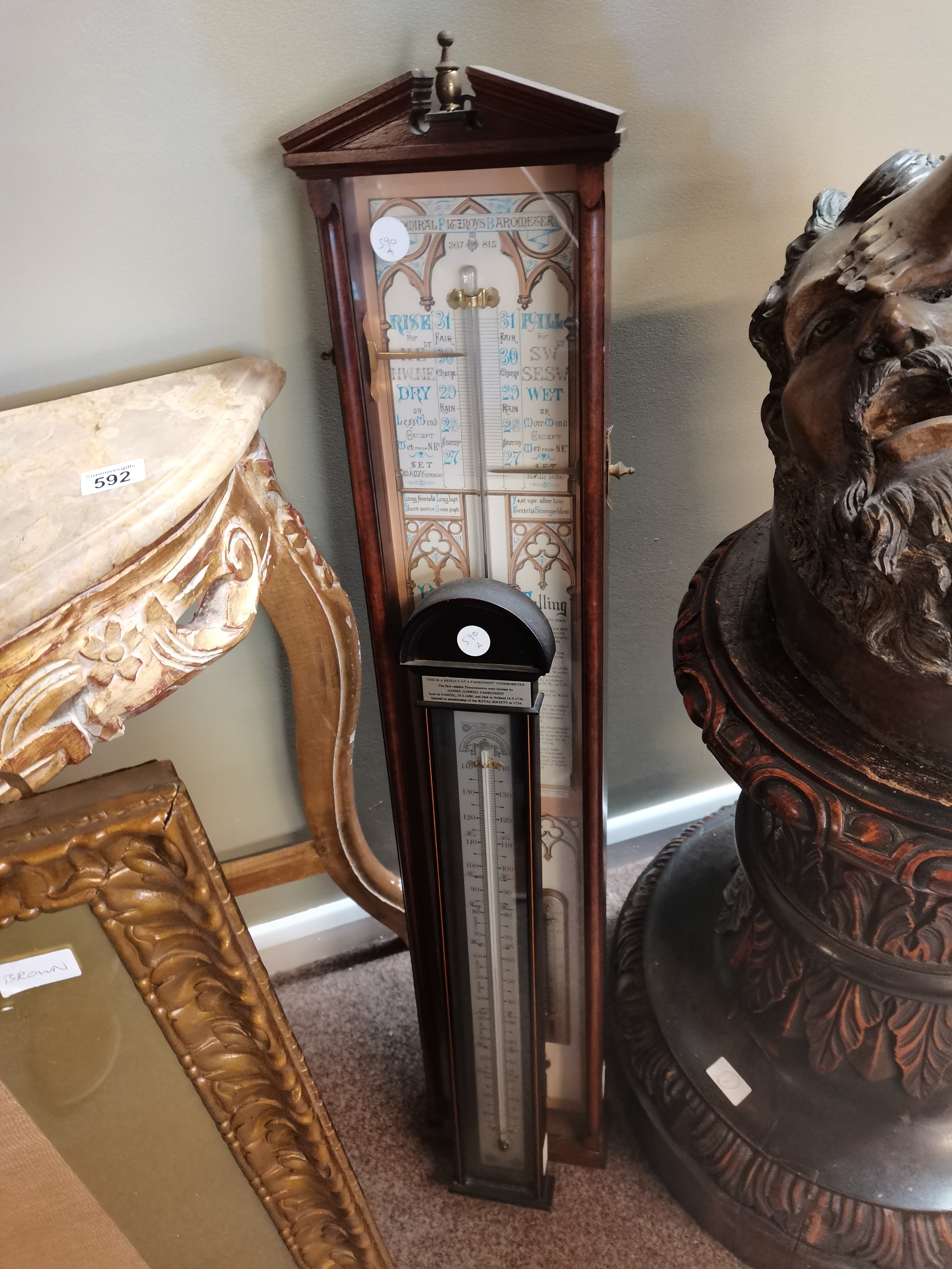 Admiral Fitzerod barometer plus one other
