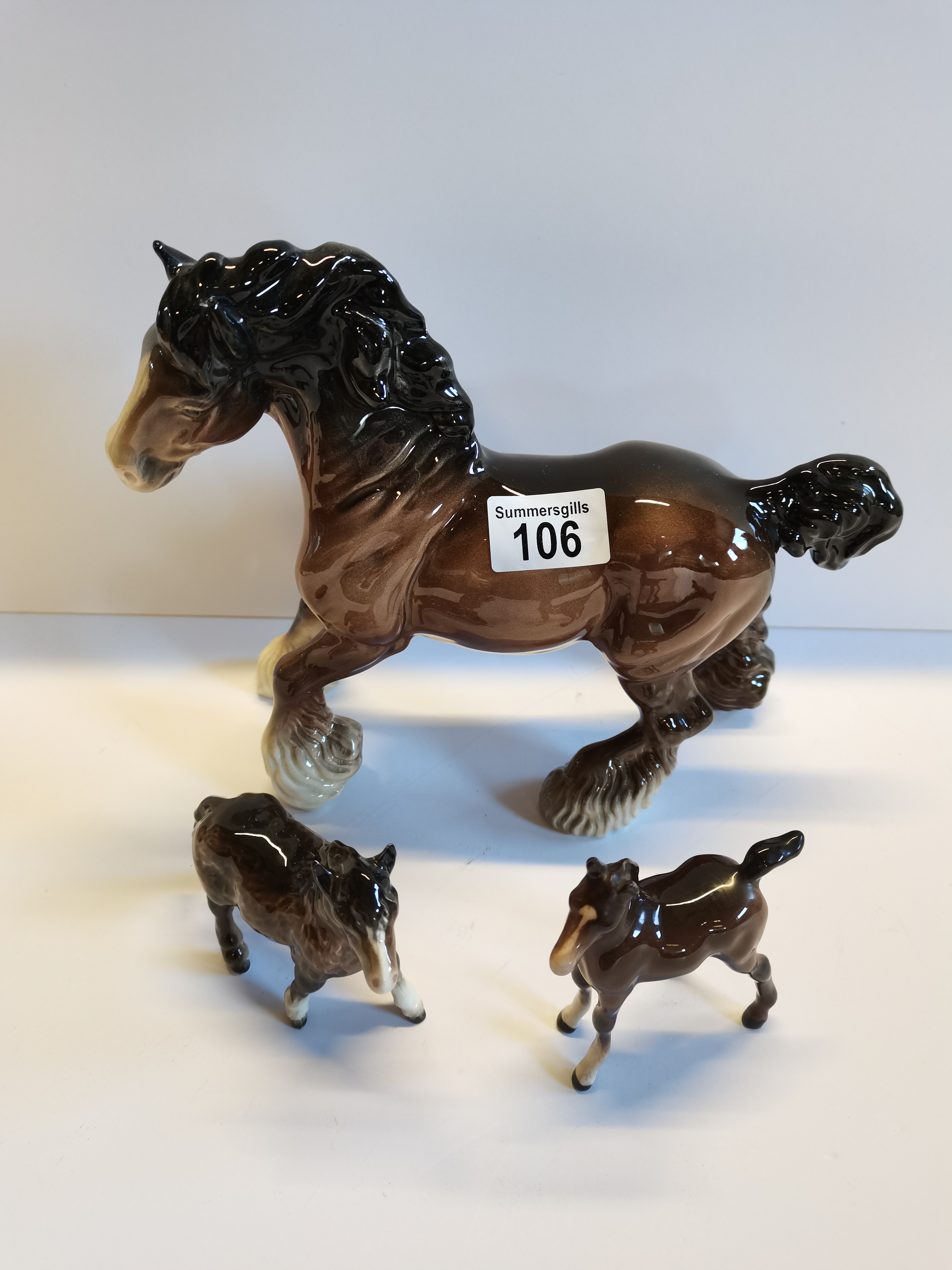x3 Beswick Bay Shire Horses