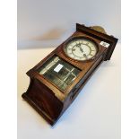 Small Wooden Wall Clock With Key