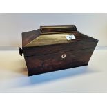 Mahogany Tea Caddy