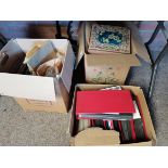 3 boxes of Stamp collection incl first day covers