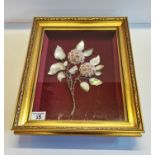 Mai Williams 1972 - Framed flowers made of shells