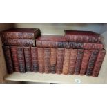 20 volumes of international library of famous literature with leather bidding by Donald G Mitchell