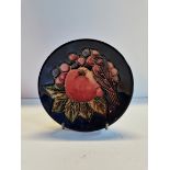 Moorcroft plate, Berries and Finch. Excellent condition