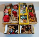 X6 Stannard Puppets in boxes