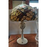 Tiffany style glass lamp