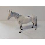 Beswick Horse white/ grey