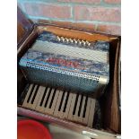 Alvari accordion in case