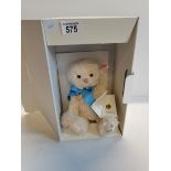 Steiff Bear - Prince George No 5845 - with box and papers - Condition as new