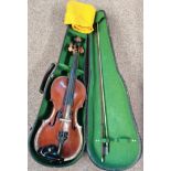 Violin and Bow In Case