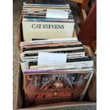 Collection of 87 x 12" LP records - Cat Stevens, P