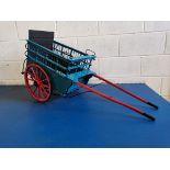 Wooden Bull cart H45cm x L164cm x W49cm