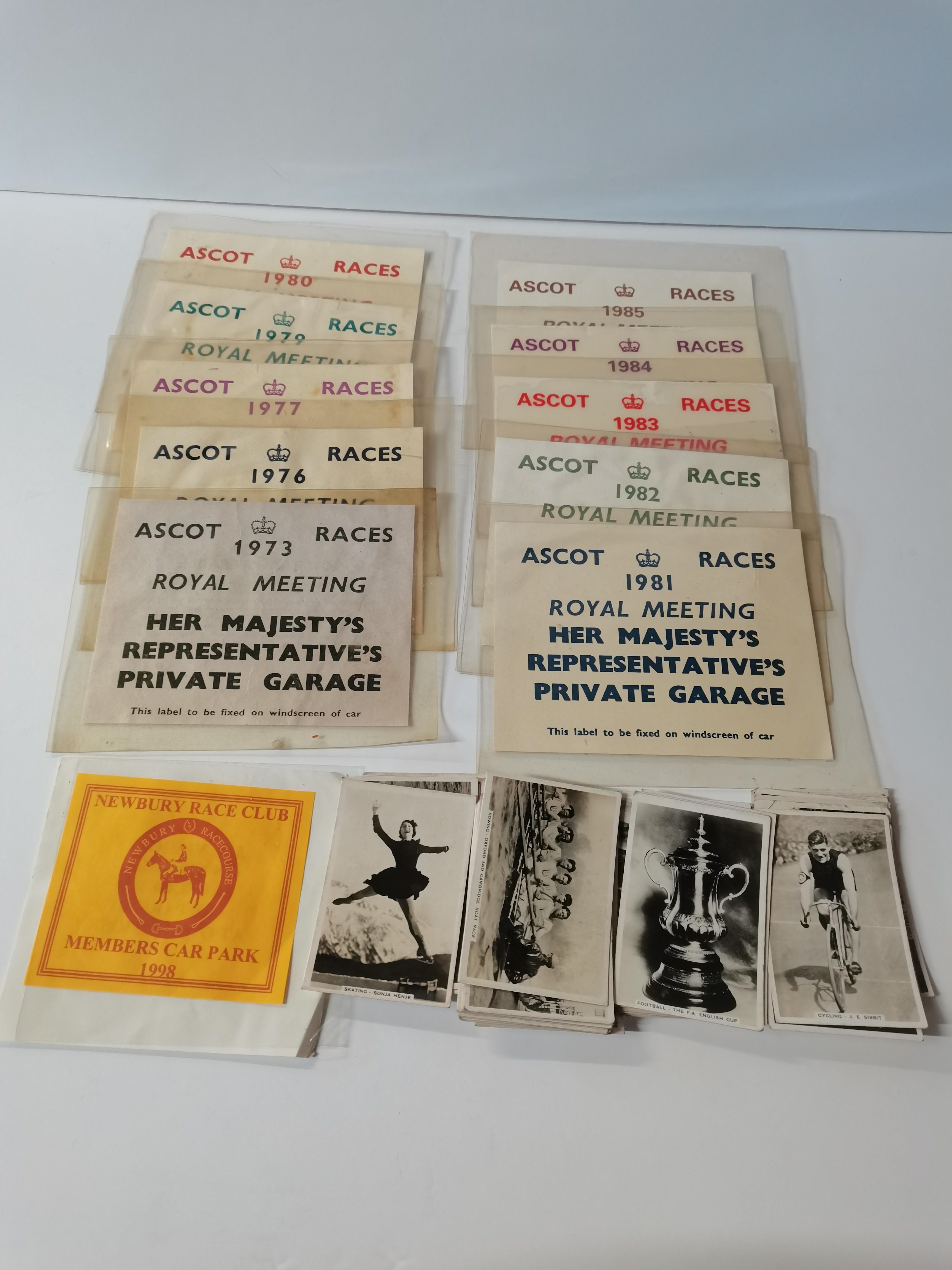 Collection of racing cards of Royal Ascot in 1970s