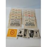 Collection of racing cards of Royal Ascot in 1970s