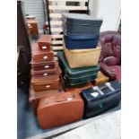 Collection of suitcases