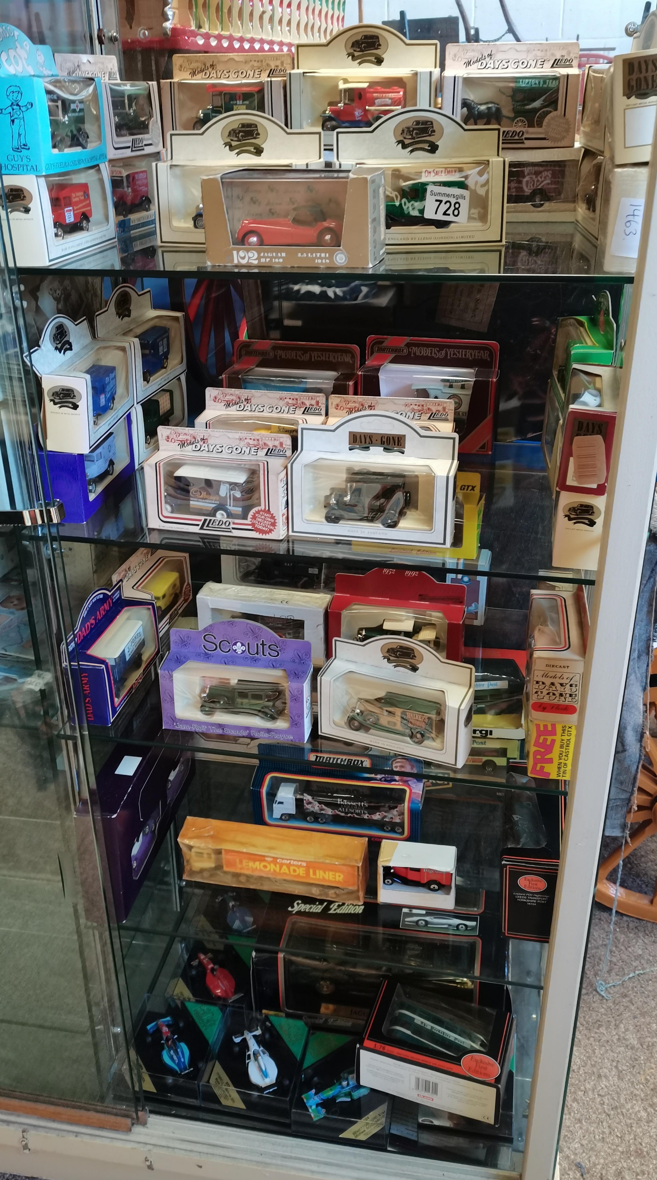 Boxed metal die-cast with plastic parts model vehicles