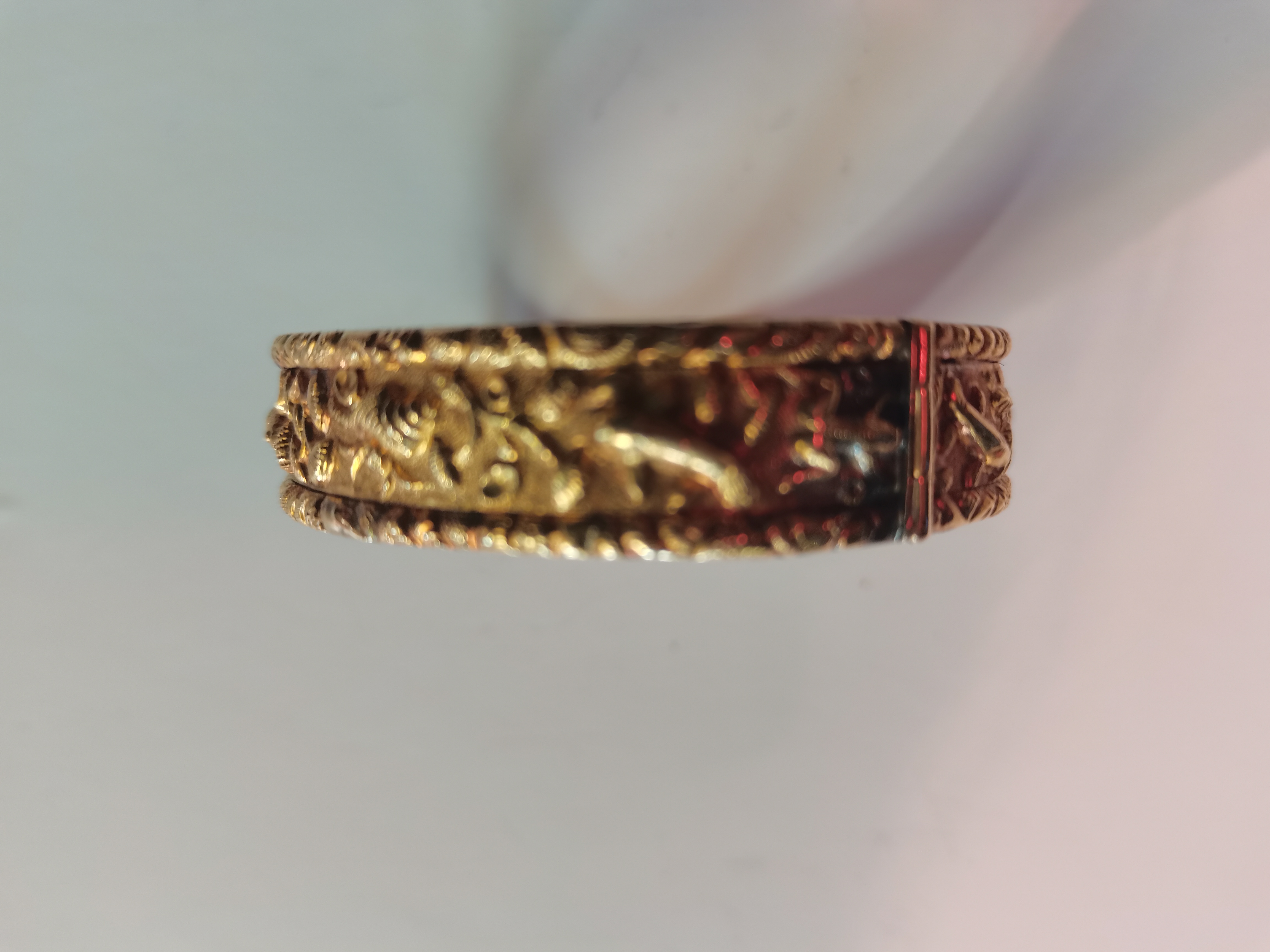 Gold costume set : Brooch 2 x bracelets, earrings, necklace etc 115g - Image 12 of 19