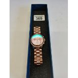 Michael Kors gold style watch with pink face (working order)