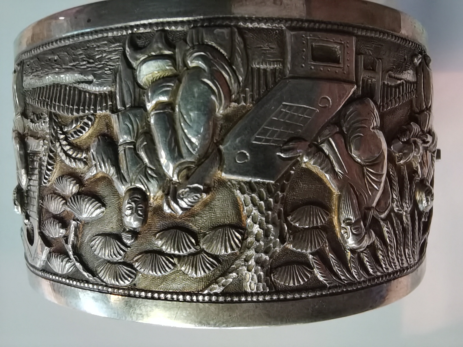 Chinese silver jewellery presentation set in box - The total weight is 215g. Clasps on the dragon - Image 21 of 26