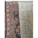 2.9m x 80 antique runner in red/ terracotta colours