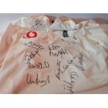 England cricket signed shirt