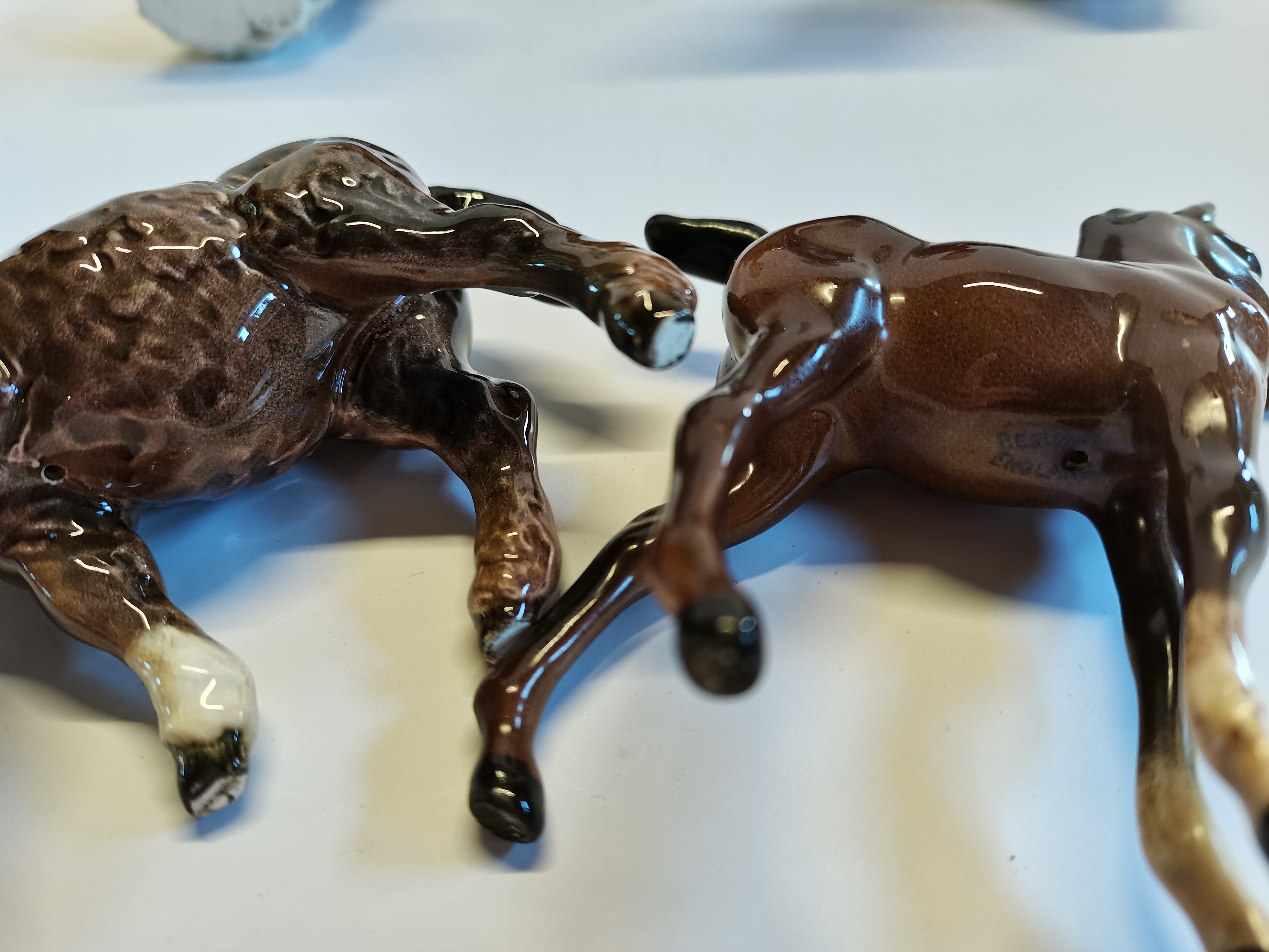 x3 Beswick Bay Shire Horses - Image 3 of 4