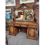 Victorian Mahogany sideboard 200cm length A/F