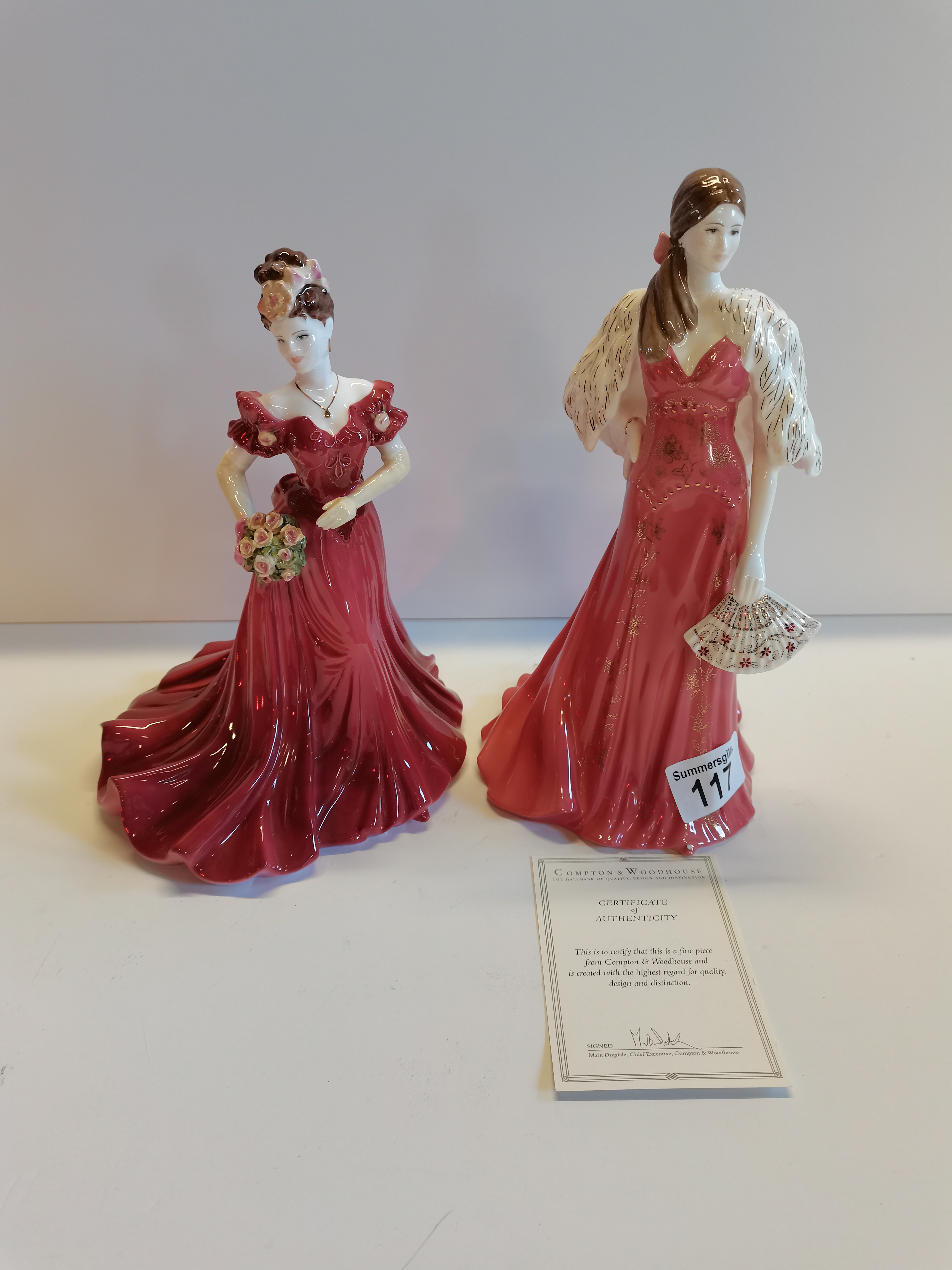 Royal Worcester 'Jennifer' no 1873and Coal port 'ladies of fashion Jenny'