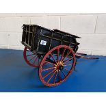 Wooden Butcher's cart H43cm x L93cm x W43cm