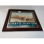 Kirby's (Selby) LTD 1937 Advertisement in Frame