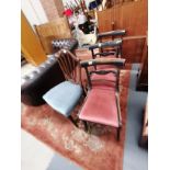 3 x Antique diining chairs
