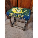 Kings own oak stool