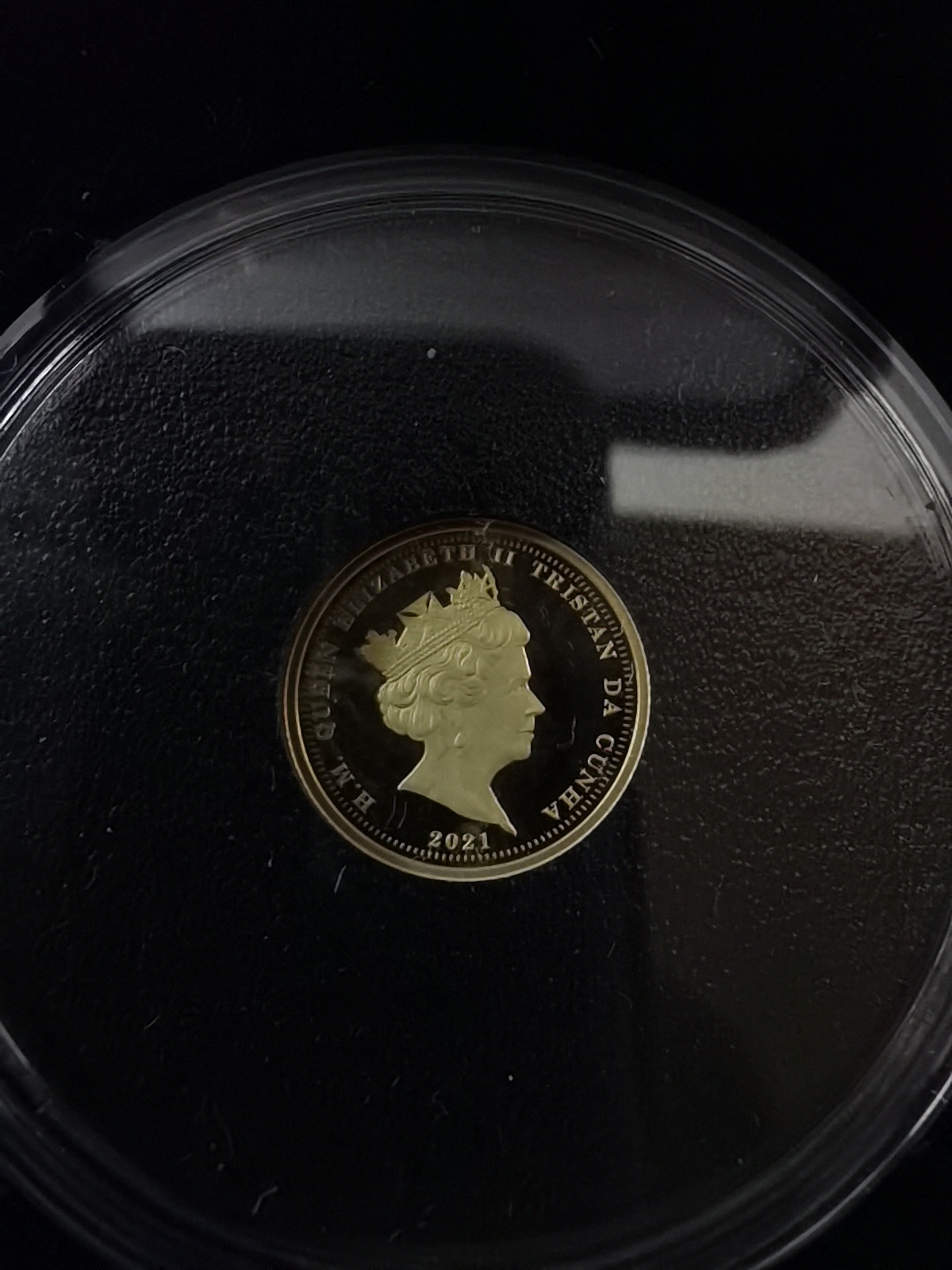 Quarter Gold Sovereign in box - Image 3 of 3
