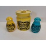 Port Meirion Sugar jar, Flour and sugar shaker