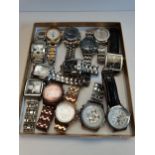 Collection of gents wrist watches