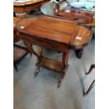 Antique writing/games table