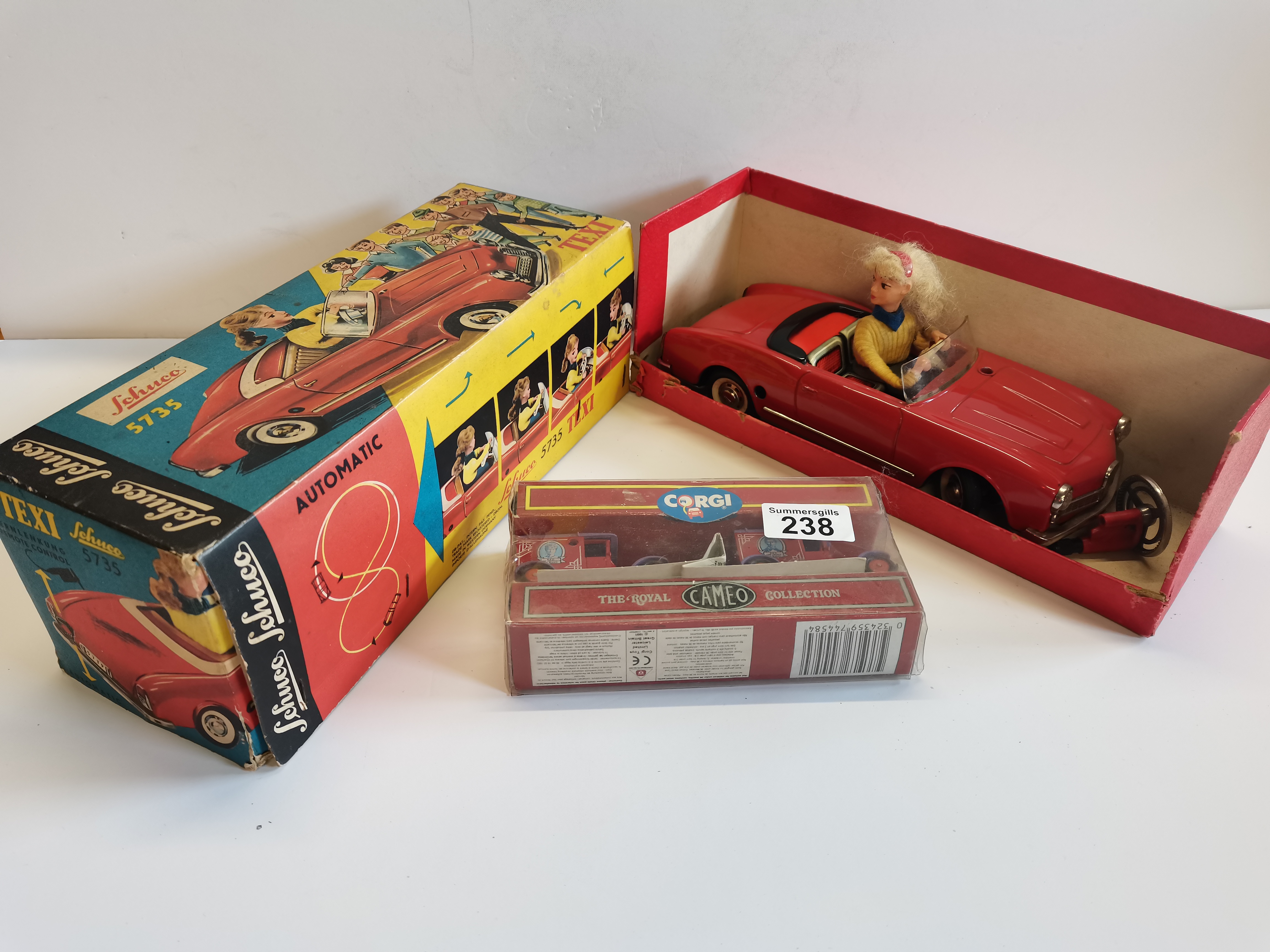 Boxed Corgi mail vans and boxed Schuco Taxi car - Image 2 of 2