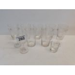 a selection of glasses