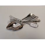 Swedish silver plated spoons & forks
