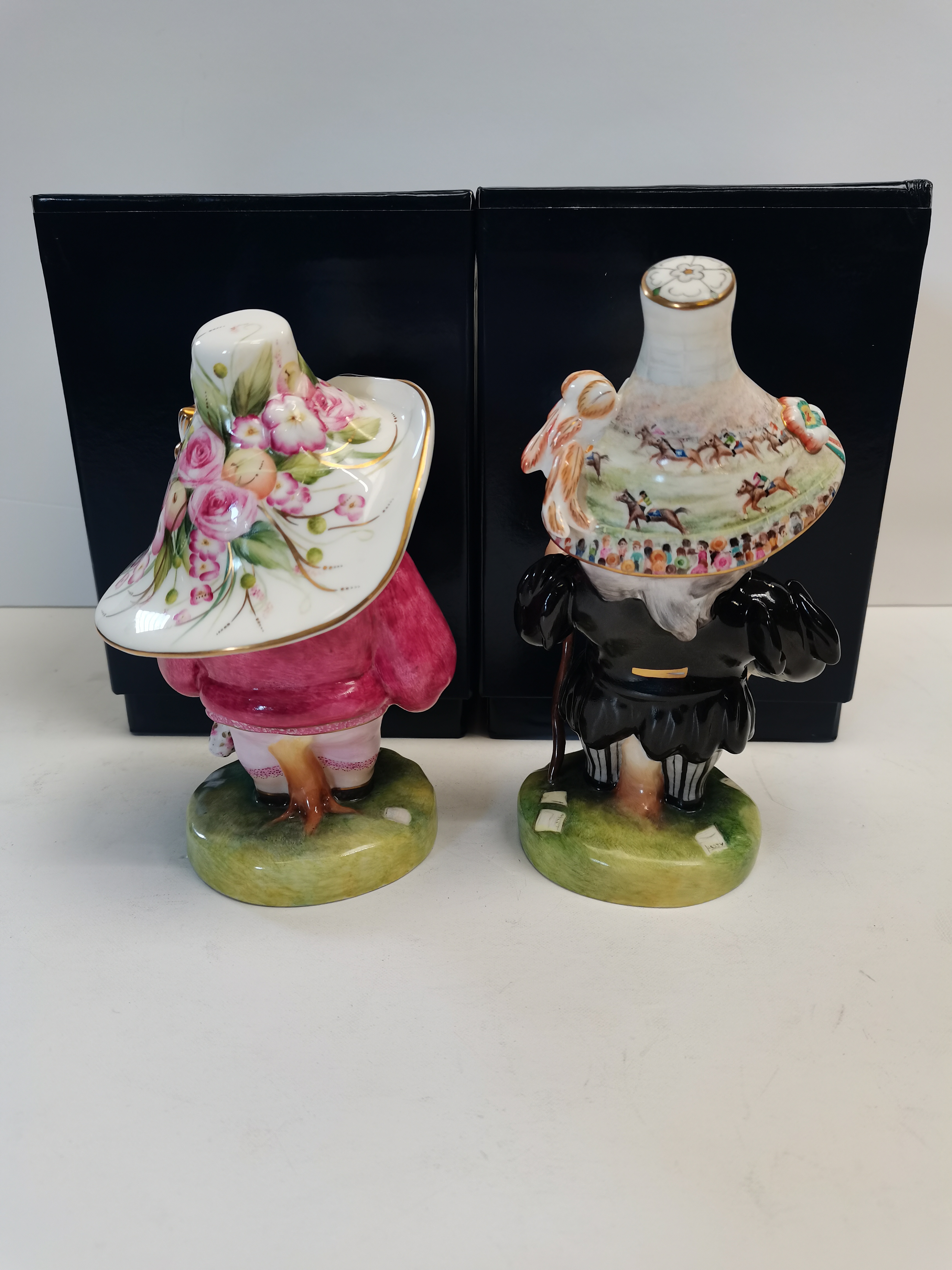 A pair of limited edition Royal Crown Derby Dwarfs - 'The York Low Dwarf' & 'The York Tall Dwarf' - Image 3 of 8